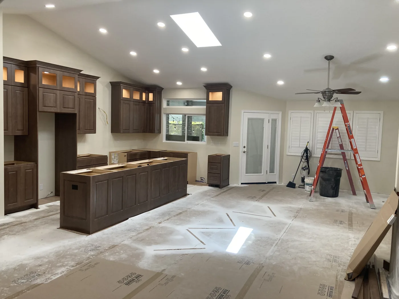 Electrical rough-in with new circuits during a home remodel Electrical rough-in with new circuits during a home remodel